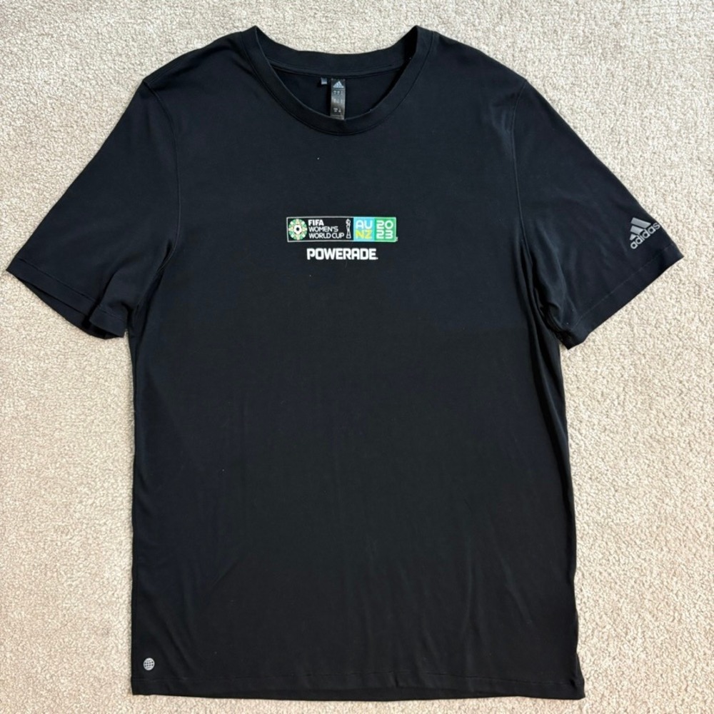 Adidas FIFA Womens World Cup‎ 2023 Powerade T-Shirt Black Large